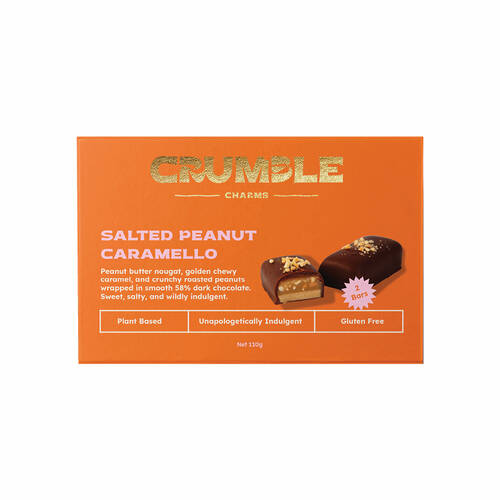 Salted Peanut Caramello Bar 2pk 110g