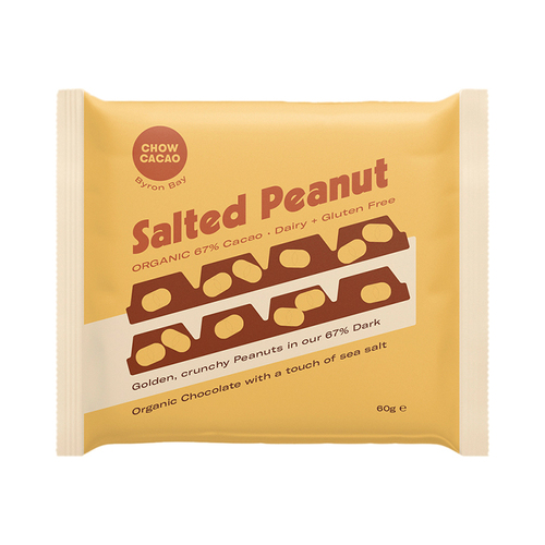 Dark Chocolate Block - Salted Peanut 60g