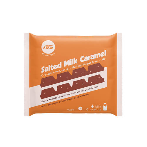 Milk Chocolate Block - Salted Milk Caramel 60g