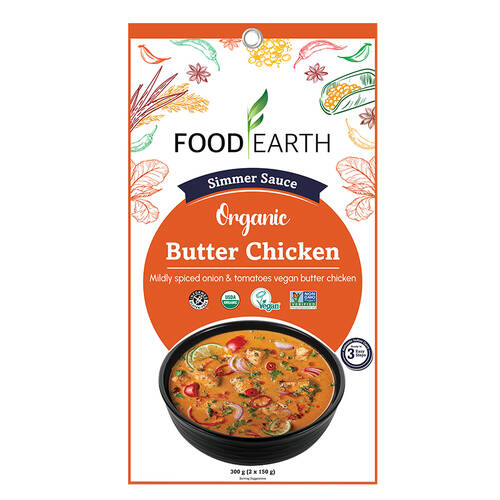 Organic Simmer Sauce - Butter Chicken 300g (2x150g)