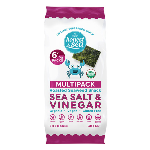 Seaweed - Sea Salt & Vinegar Multipack 6x5g