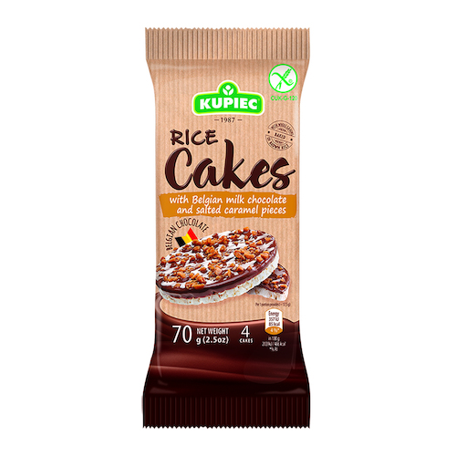 Gluten Free Rice Cakes - Milk Chocolate & Salted Caramel 70g
