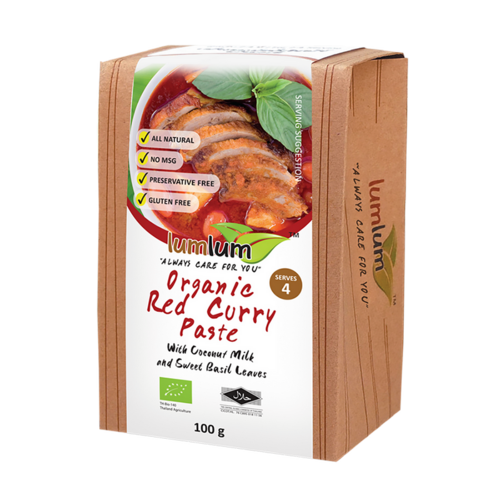 Organic Red Curry Paste 100g