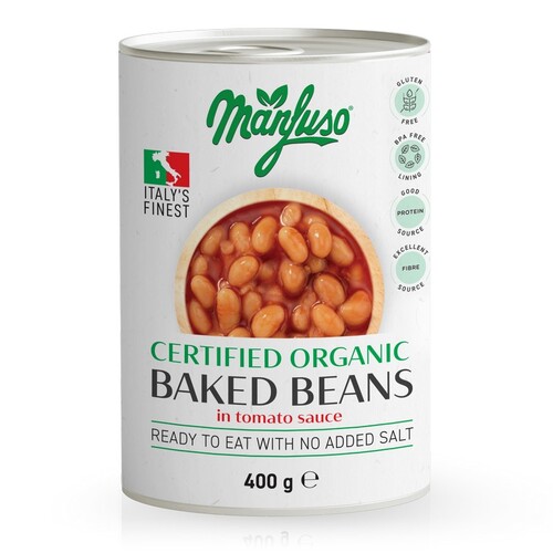 Organic Baked Beans in Tomato Sauce 400g