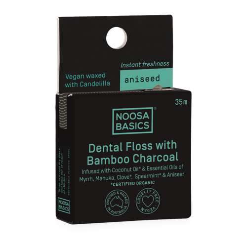 Dental Floss with Bamboo Charcoal - Aniseed 35m