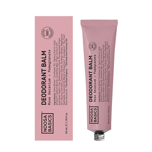 Deodorant Balm Rose Geranium & Pomegranate 50ml