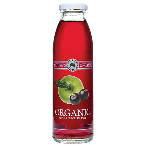 Organic Apple & Blackcurrant Juice 350ml