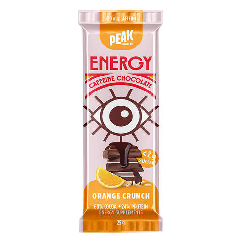 Energy Chocolate Bar - Orange Crunch 25g