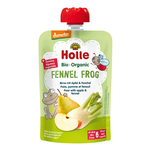 Holle Fennel Frog - Pear with Apple & Fennel 100g SUPER SPECIAL