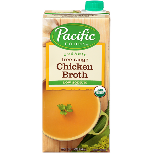 Pacific Foods Organic Low Sodium Chicken Stock 12 x 946ml SUPER SPECIAL