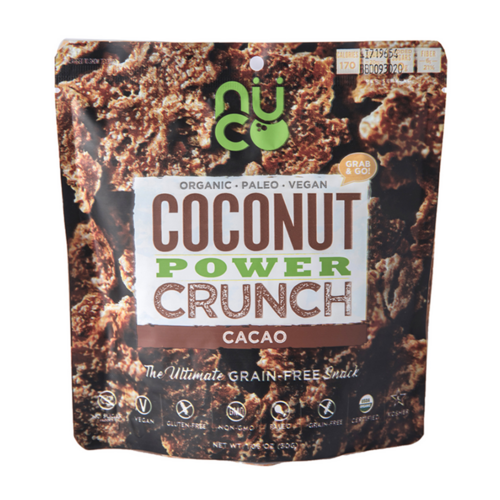 Nuco Coconut Power Crunch Grain Free Snack - Cacao 30g SUPER SPECIAL
