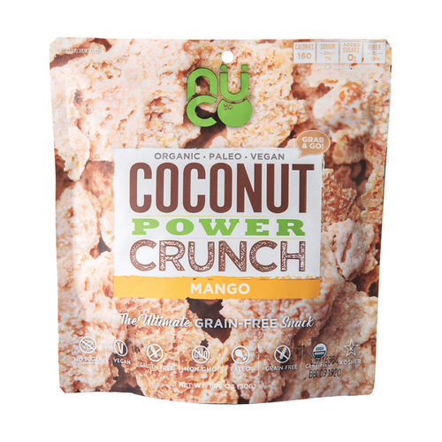 Nuco Coconut Power Crunch Grain Free Snack - Mango 30g SUPER SPECIAL