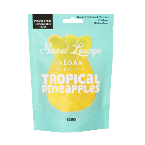 Vegan Fizzy Tropical Pineapples 130g