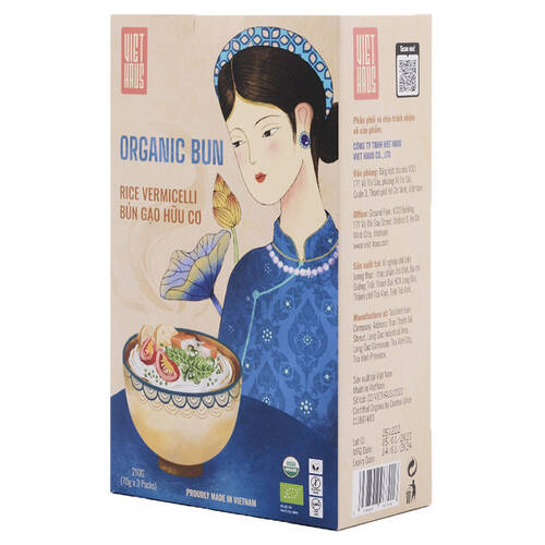 Organic Bun Rice Vermicelli 210g