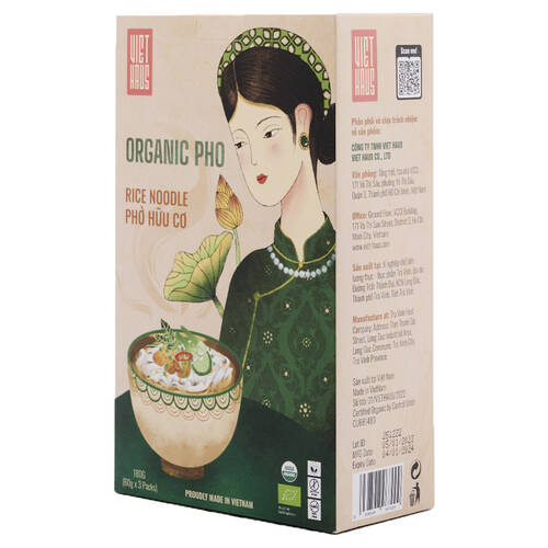 Organic Pho Rice Noodle 180g