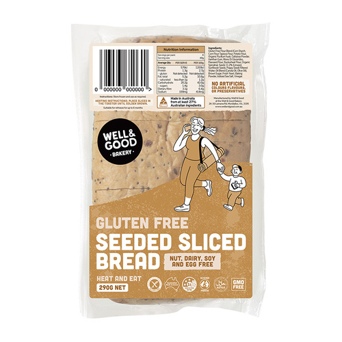 Gluten Free Sliced Seeded Bread 290g