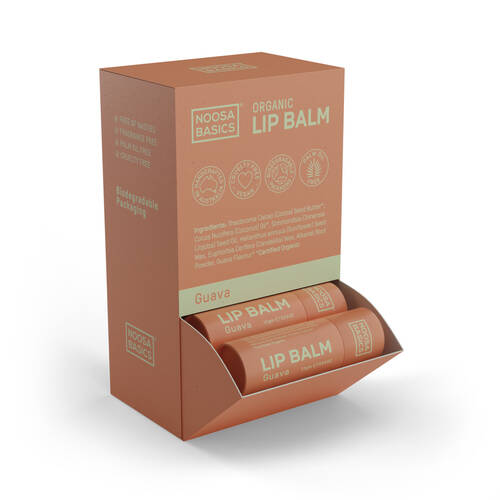 Noosa Basics Lip Balm Guava Counter Unit