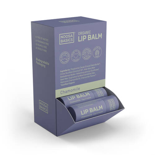 Noosa Basics Lip Balm Chamomile Counter Unit
