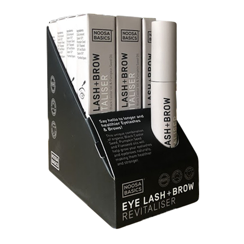 Noosa Basics Eye Lash+Brow Revitaliser + Counter Unit + Tester