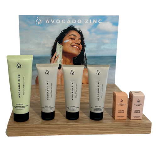 Avocado Zinc Counter Unit Display