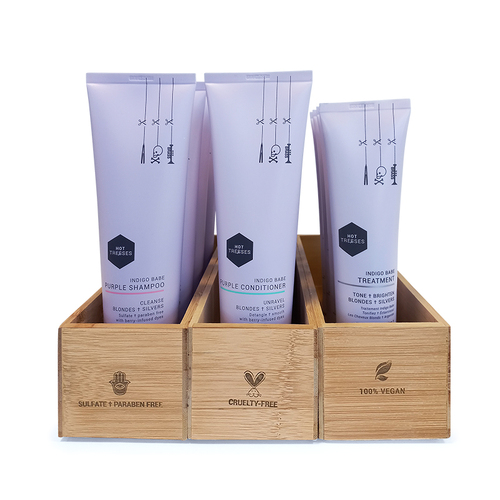 Hot Tresses Indigo Babe Bamboo Display Deal